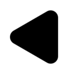 rounded tryangle left