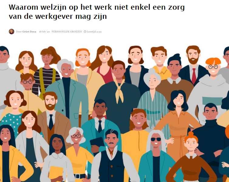 2020.02.18 Bloovi - waarom welzijn op het werk niet enkel een zorg van de werkgever