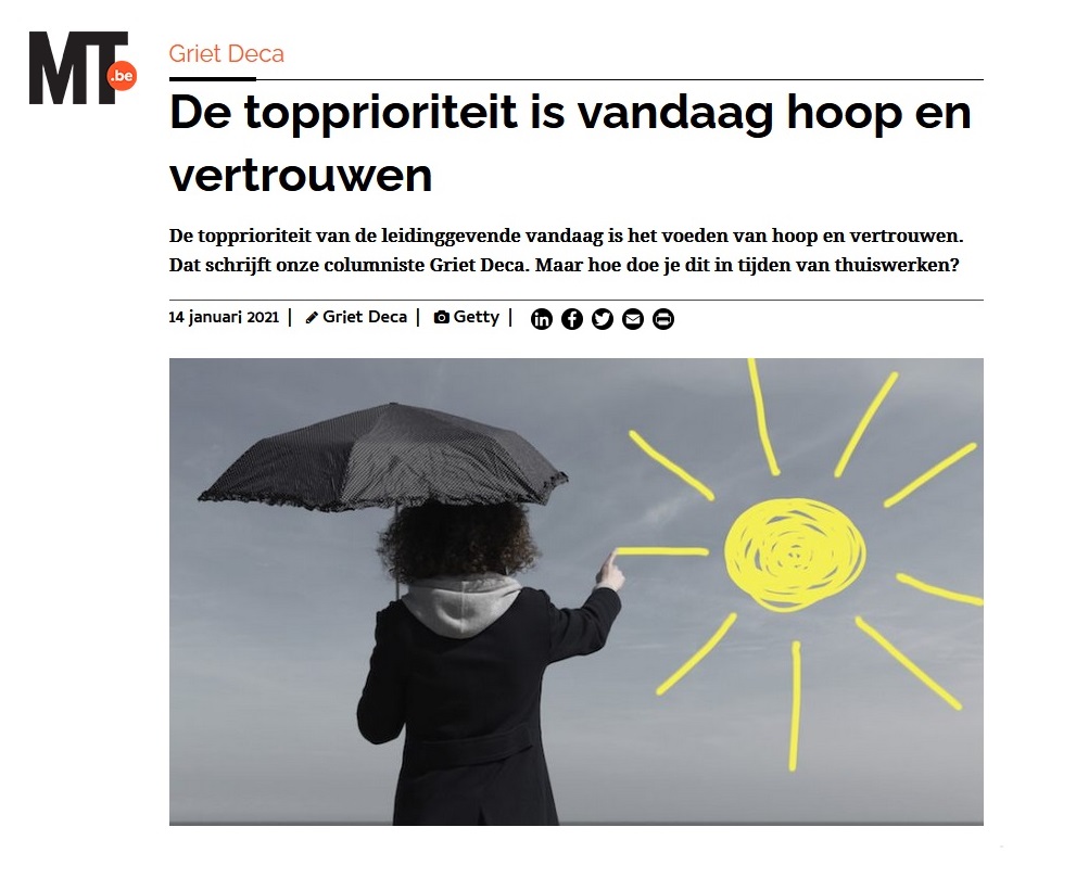 2021.01.14 - MT - topprioriteit is vandaag hoop en vertrouwen