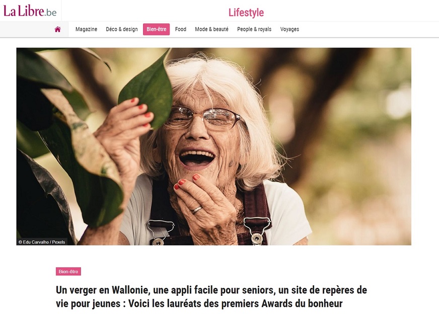 2019.10.18 La Libre - Les laureats des premiers awards du bonheur (thumbnail)