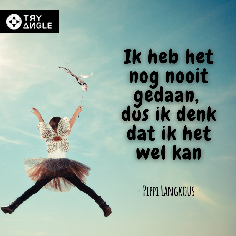 quote ik heb het nog nooit gedaan dus ik denk dat ik het wel kan