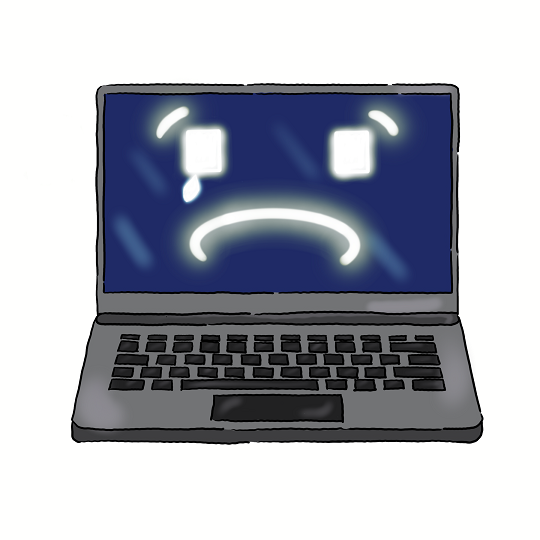 SOS werkgeluk - unhappy pc