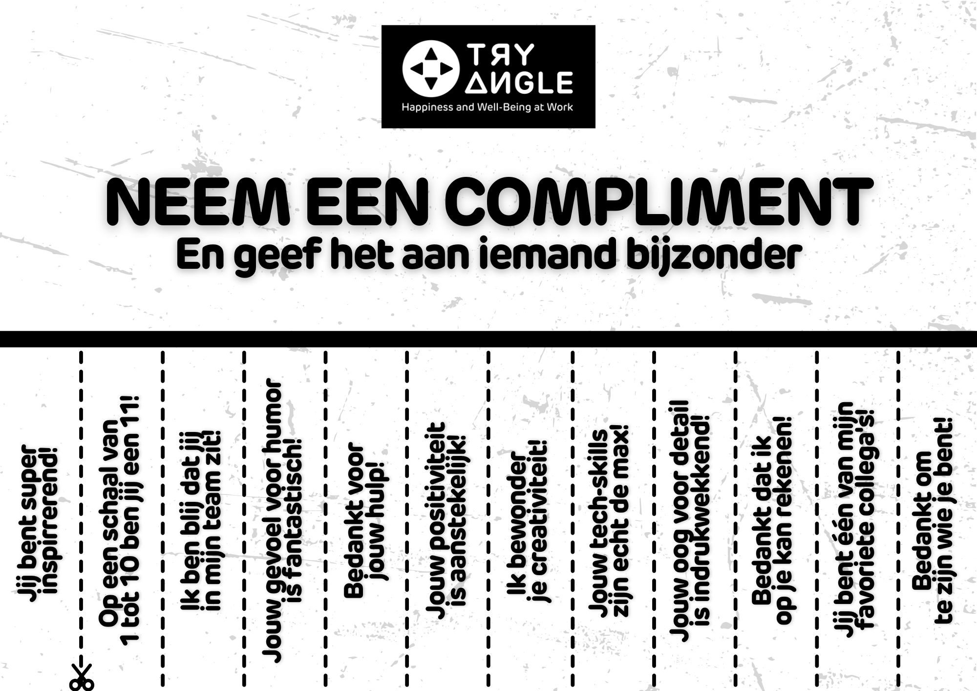 TRYANGLE complimentenposter