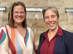 Griet Deca en Kim Hilgert