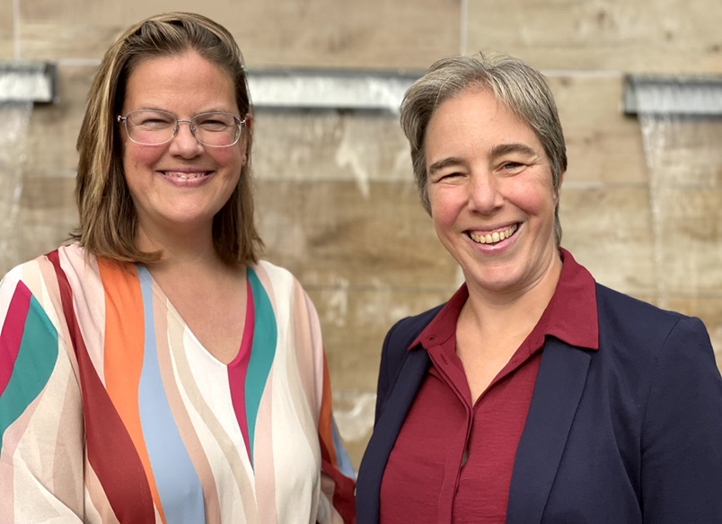 Griet Deca en Kim Hilgert