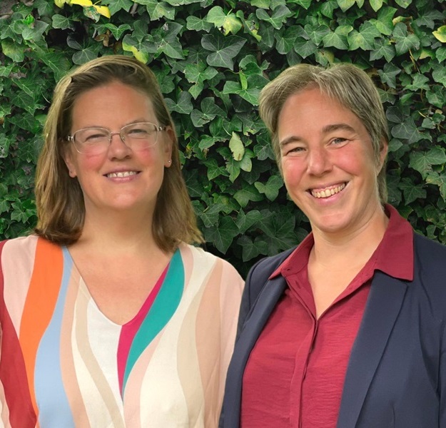 Griet Deca en Kim Hilgert