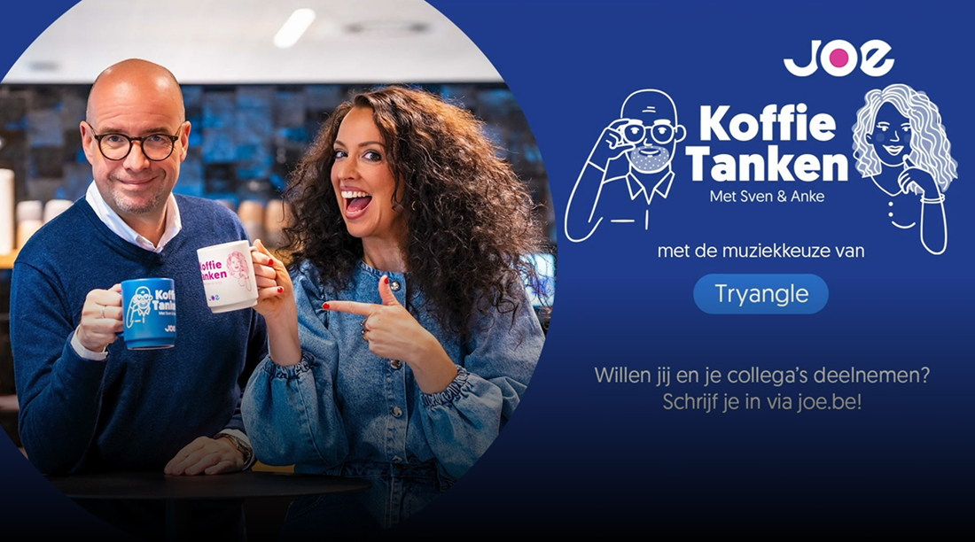 Tryangle bij Koffie tanken met Sven en Anke